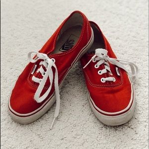 Red Vans!